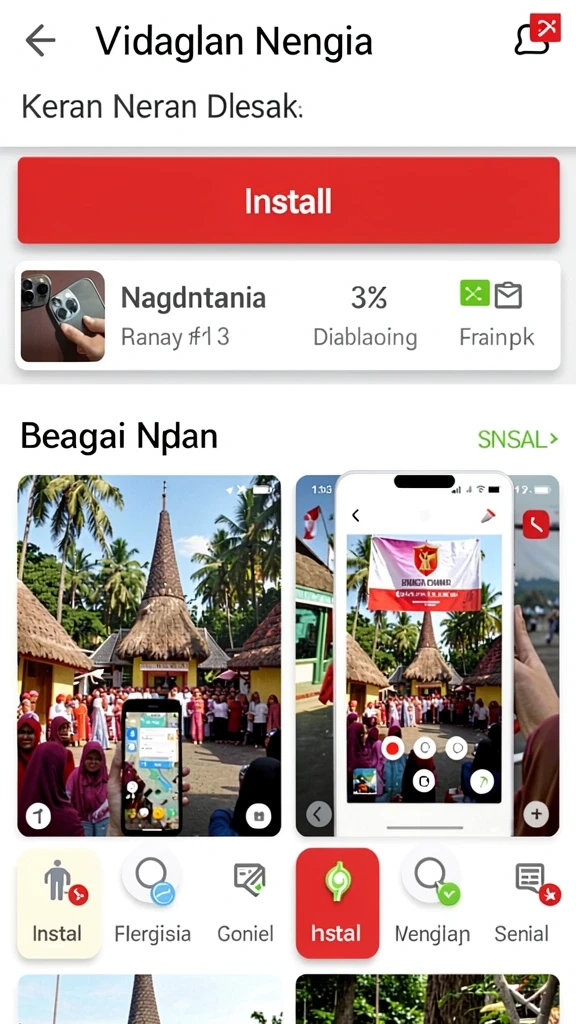 333v - Tampilan utama aplikasi dengan desain yang menarik.