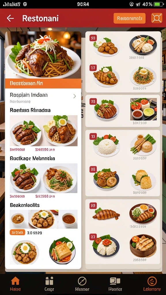 7cone - Tampilan utama yang menarik dengan akses cepat.