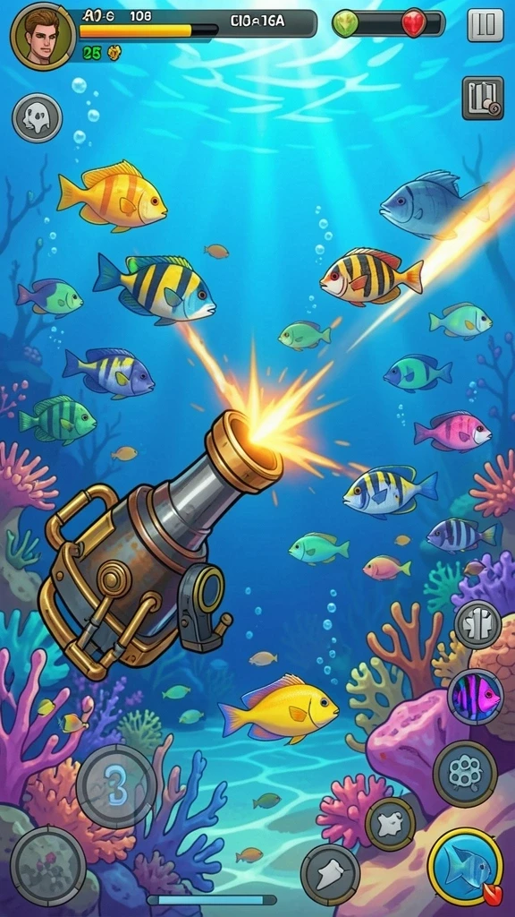 idagame - Tampilan menu utama yang intuitif dan mudah dinavigasi.