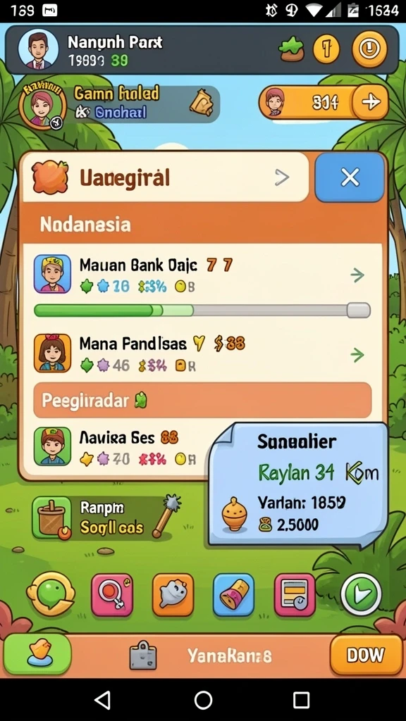 kepo66 - Tampilan menu utama yang menarik dan mudah dinavigasi.