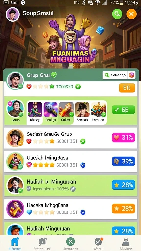 mapna777 - Tampilan antarmuka yang user-friendly.
