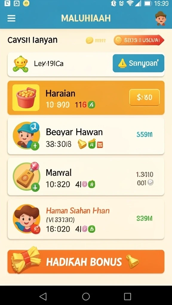 preman69 - Tampilan antarmuka yang intuitif dan menarik.