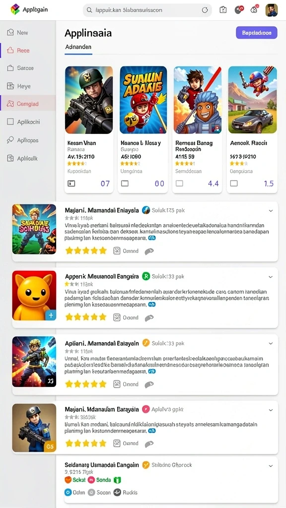 rr33 - Screenshot dari fitur komunitas dalam aplikasi RR33.