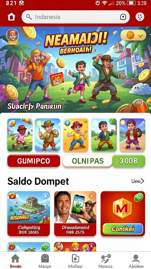 topanhoki - Mode multiplayer yang memungkinkan bertanding dengan teman.