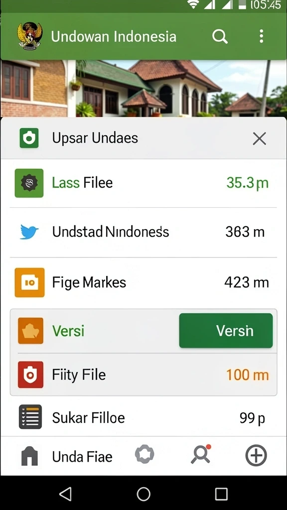 ungutoto - Antarmuka pengguna yang mudah digunakan.